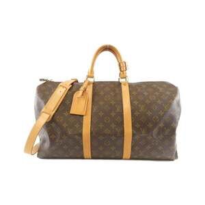 LOUIS VUITTON Brown Monogram Boston Bag